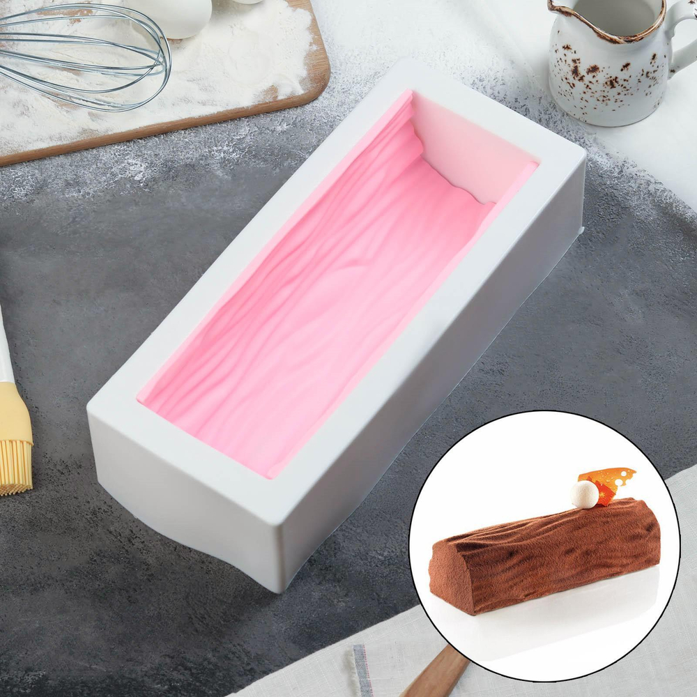 Форма для мусса «Буше», 29,512,5 см, с ковриком-трафаретом «Дерево»