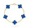 Винтажный браслет Van Cleef &amp; Arpels Alhambra, 5 мотивов