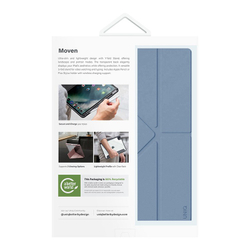 Uniq для iPad Air 13 (2024/25) чехол Moven Stone Blue