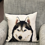 Подушка Хаски 45х45 см, гобелен [Арт. 1661]