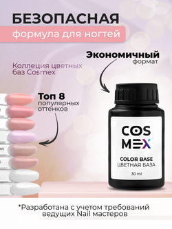 Cosmex Камуфлирующая цветная база Rubber Base Apple Pie №06 30 мл