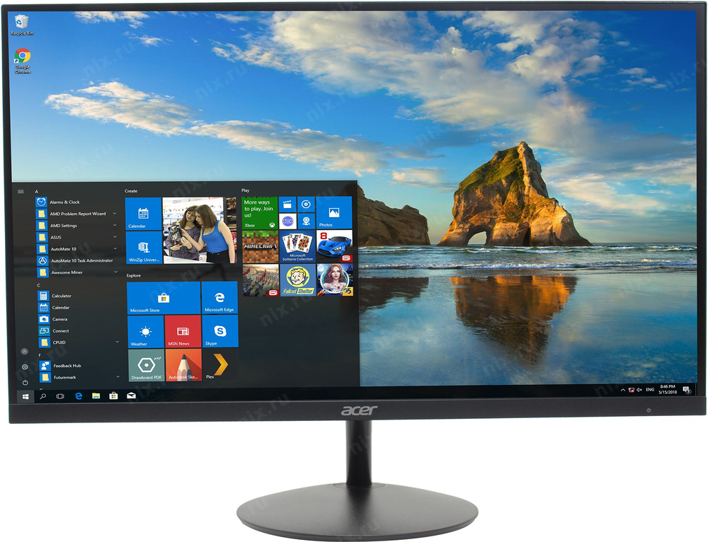 23.8" ЖК монитор Acer &lt;UM.QS2EE.E01&gt; SA242YEbi &lt;Black&gt; (LCD, 1920x1080, D-Sub, HDMI)