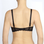 Кружевной пуш-ап бюстгальтер на каркасах с трехразрезной чашкой (Размер: 70E) (Цвет: белый)