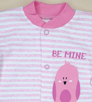 Боди Птичка (розовый)