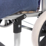 Тележка хозяйственная с сумкой (100*40*35см, колеса 21см,грузоподъемность до50 кг) синяя SYD100B-1