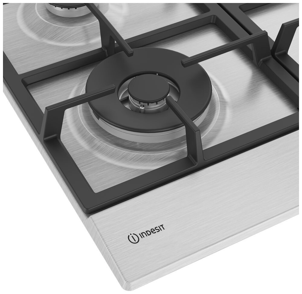 Газовая варочная панель Indesit THPM 642 W/IX/I RU