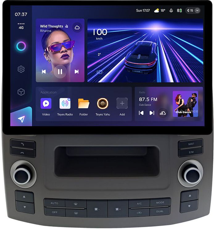 Магнитола для Infiniti FX35, FX45 S50 2006-2008 - Teyes CC3-2K монитор 13" 2K QLED на Android 10, Быстрая, 4G SIM-слот, CarPlay