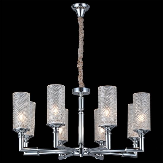 Люстра потолочная ILLUMICO E14  IL8683-8P-10 CR