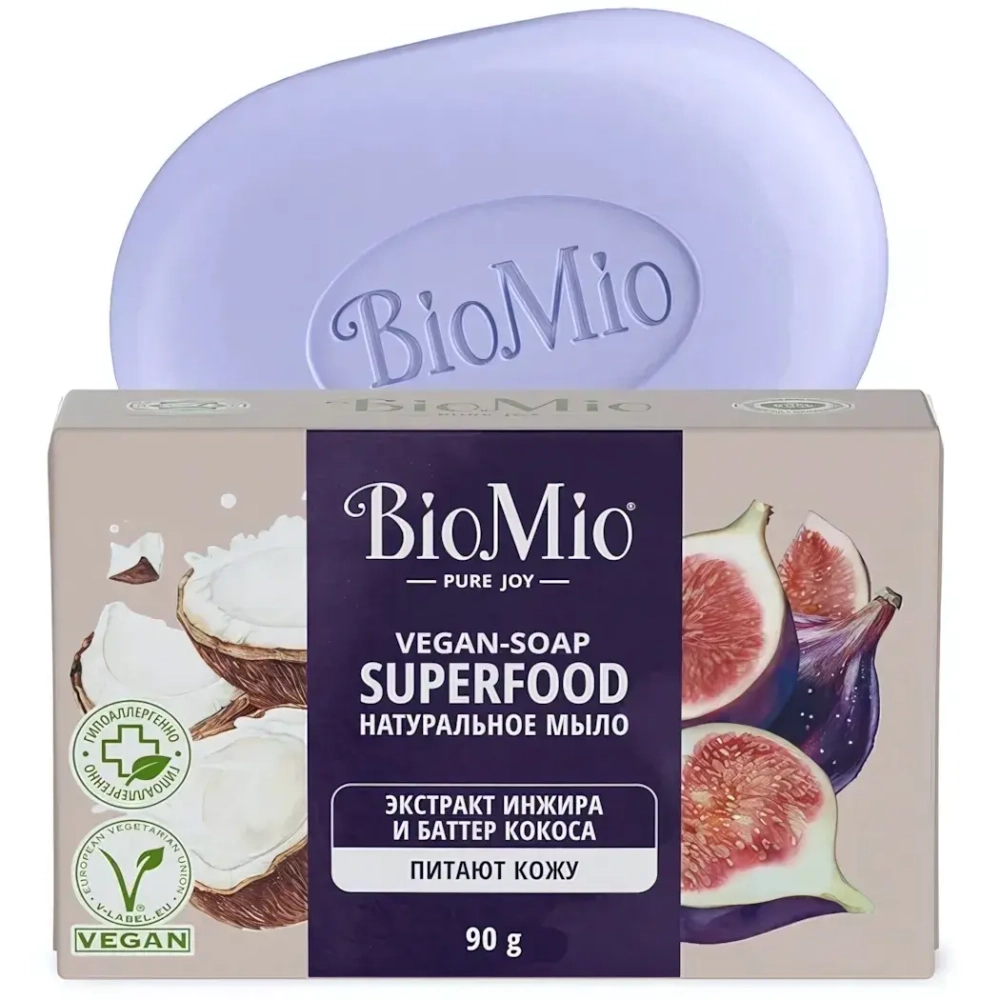 Мыло туалетное BIOMIO SOAP Инжир и кокос 90 г