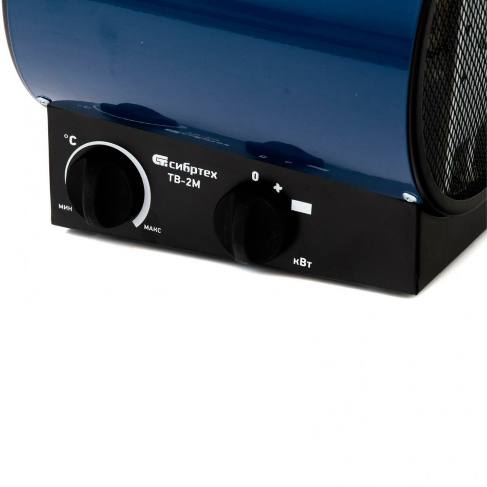 Тепловая пушка ТВ-3М (тепловентилятор), 230 В, 3 режима: вентилятор/1500 Вт /3000 Вт СибрТех [96437]