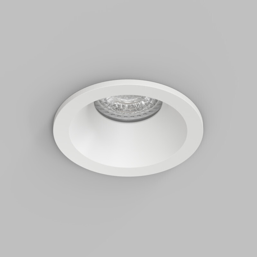 Встраиваемый влагозащищённый светильник COVE, IP44, до 15 Вт LED, GU10, алюминий, белый