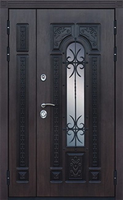 Стальная дверь "Русь Великая". Заказная модель.