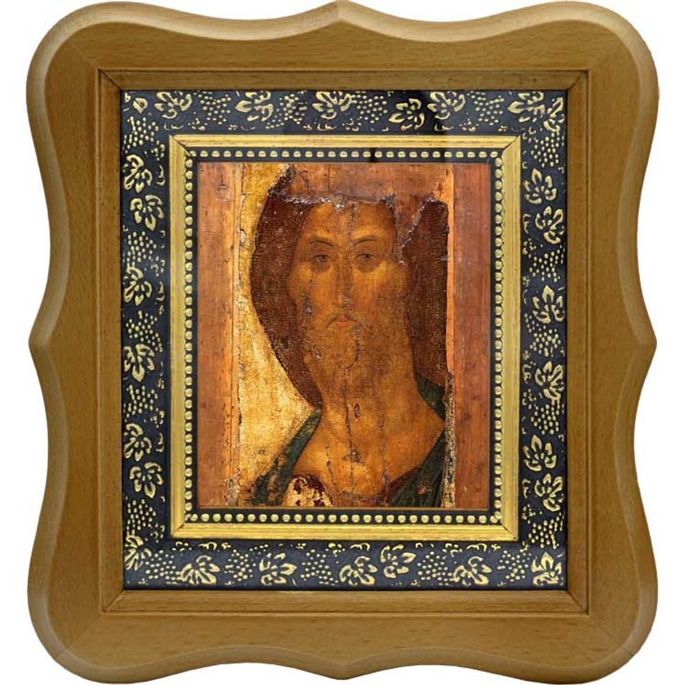 Спаситель Вседержитель. Копия иконы Андрея Рублева на холсте.