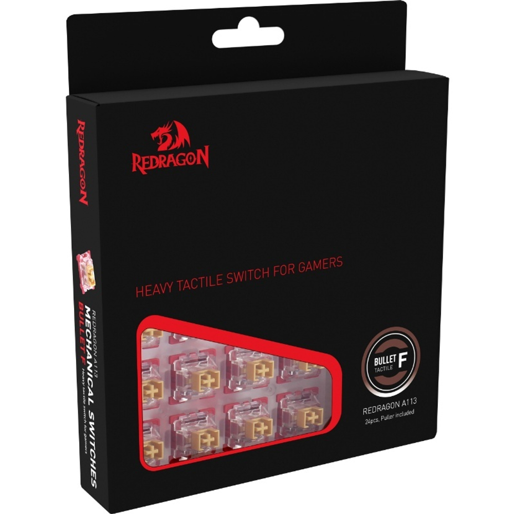 Redragon Переключатели Bullet F красный/желтый, 24 шт.