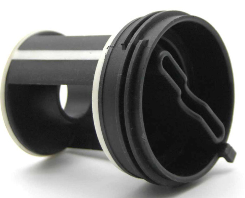 Вставка в фильтр помпы Indesit, 045027 белая, также бывает в чёрном корпусе