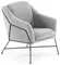 Кресло Brida светло-серое