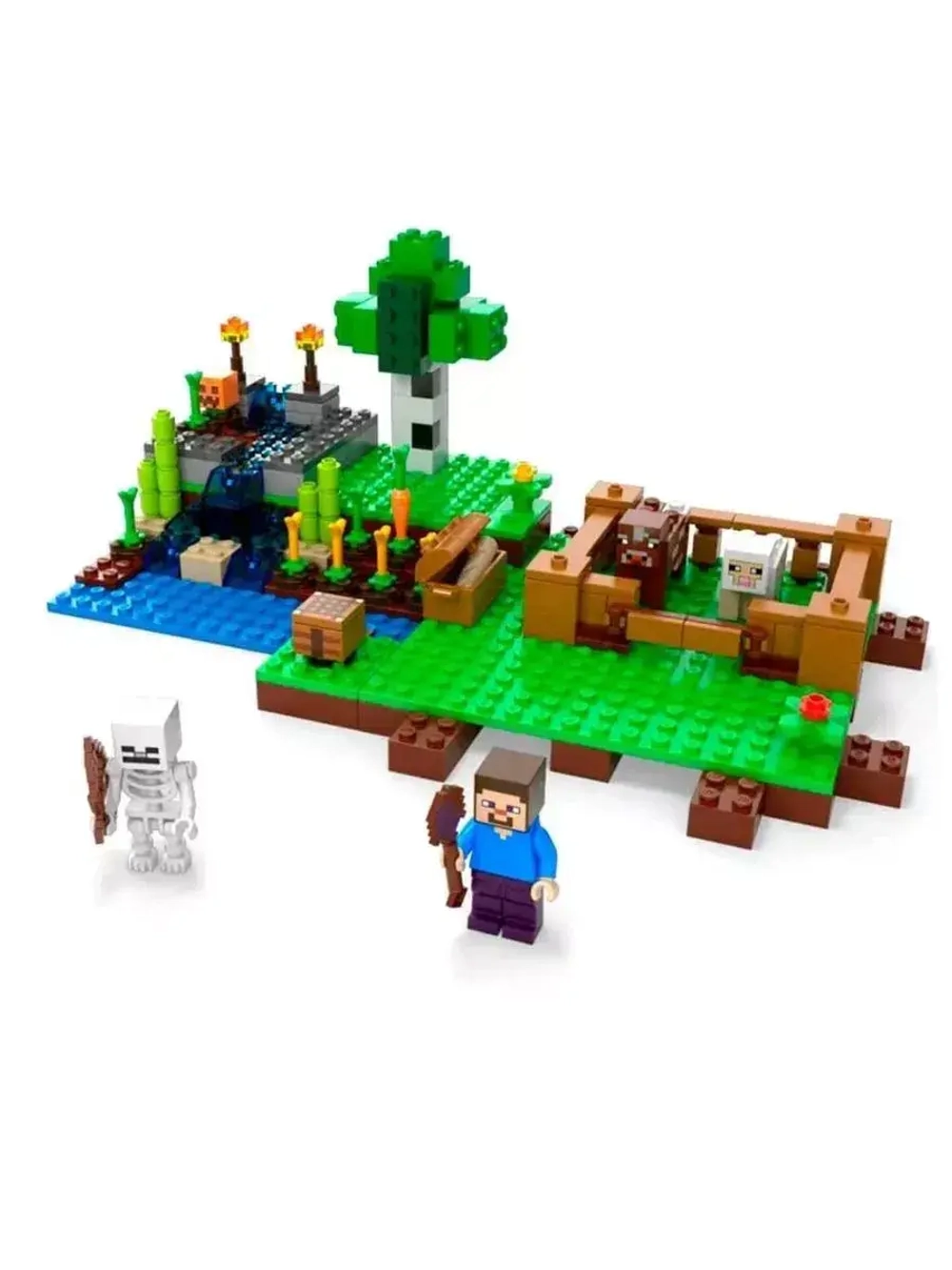Конструктор Майнкрафт Ферма 262 детали