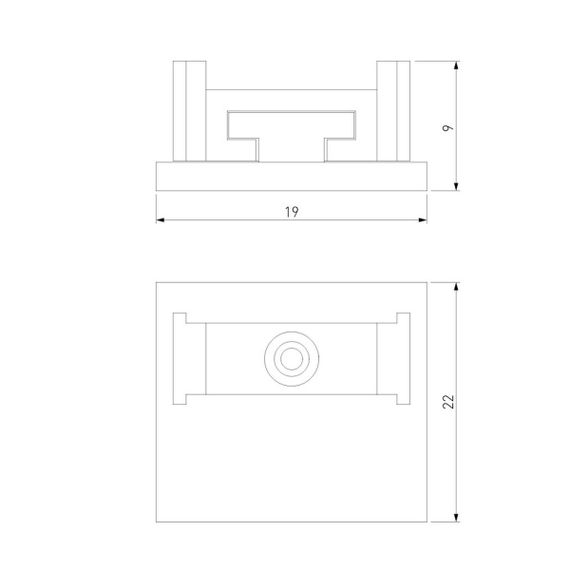 Заглушка Elektrostandard для накладного шинопровода Titan Line Magnetic 85230/00 (2 шт.) a069724