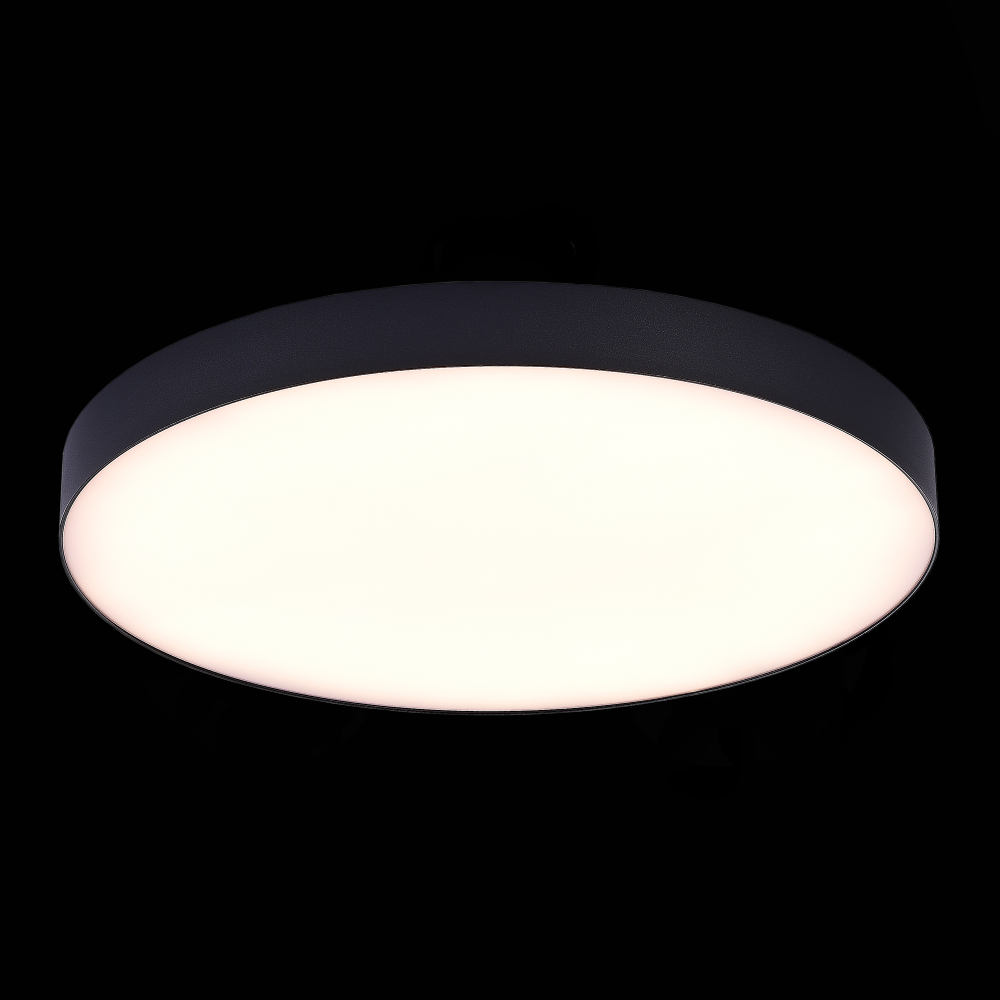 ST606.432.96 Светильник потолочный Черный LED 1*96W 3000K 8 640Lm Ra&gt;85 120° IP20 D600xH55 185-265V