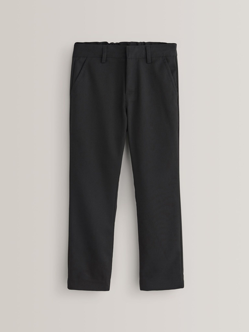 Брюки прямые школьные для мальчика Next 194-594, Черный