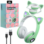 Полноразмерная bluetooth - гарнитура STM-28 CAT JBH зеленые