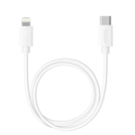 Дата-кабель USB Type-C - Lightning, 1.2м, белый