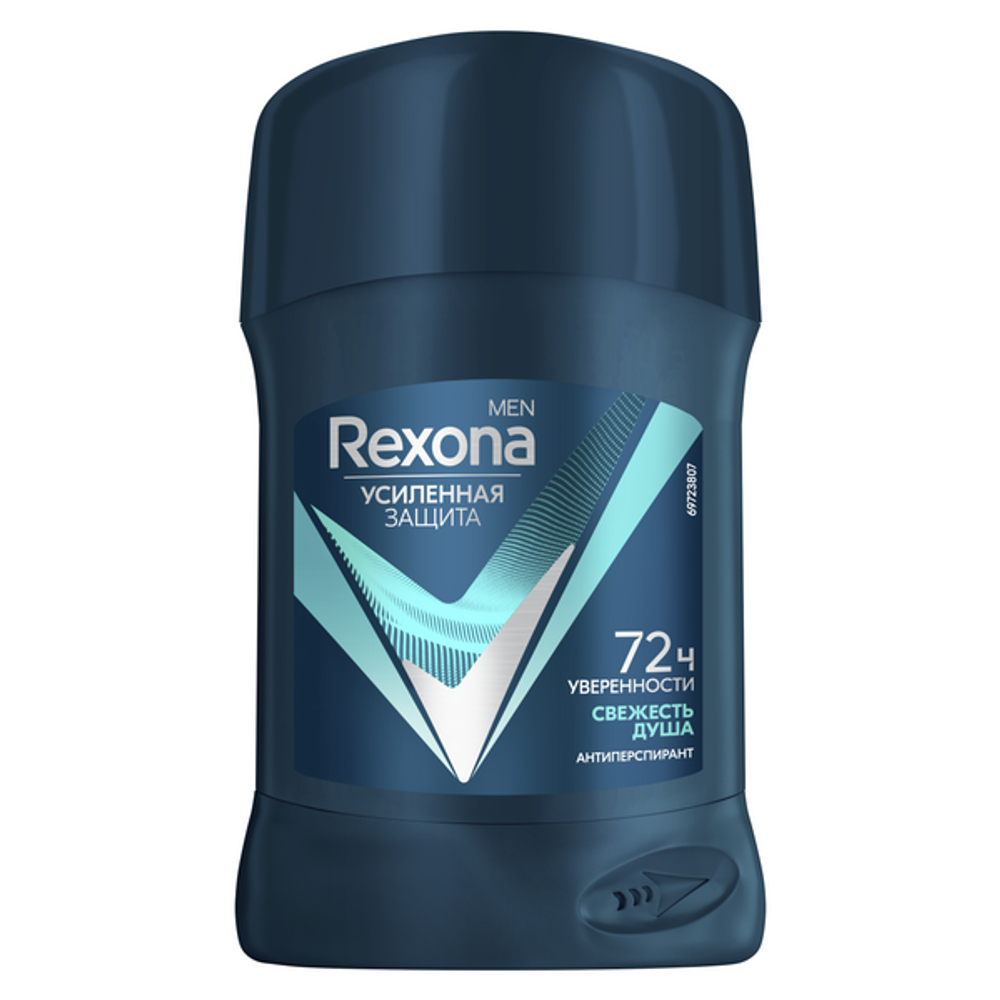 Rexona дез. Стик Муж. Свежесть душа ( Дерзкий апельсин) 50 мл. *6 / 384 / 4608