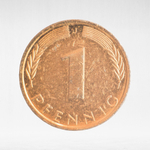 Germany, 1 Pfennig, 1972, (Hamburg Mint - "J"), VF