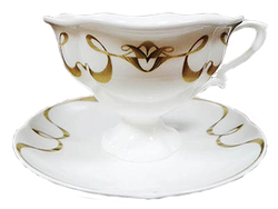 Чашка с блюдцем чайная ф. Наташа рис. Фиона. арт. 81.16523.00.1