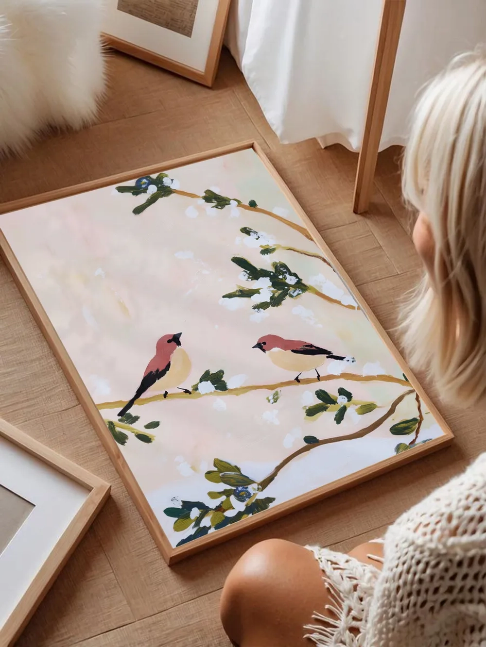 Постер 50х70 см новогодний 1 шт