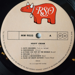 Винтажная виниловая пластинка LP Cream Heavy (Japan 1973) (No Obi) White Room