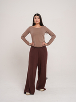 Лонгслив Базовый Мокко