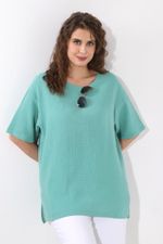 Блузка Виола-1 Виотекс ЗЕЛЁНЫЙ