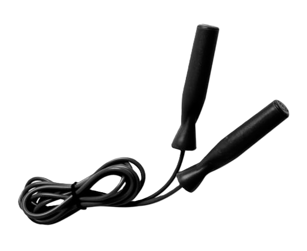 Скакалка Adidas Speed Rope Plastic Handle чёрная