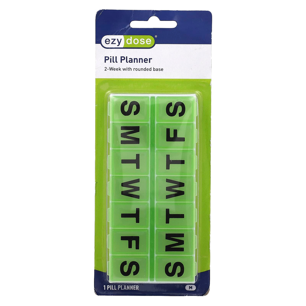 Ezy Dose, 2-недельный органайзер для таблеток, средний, 1 шт.