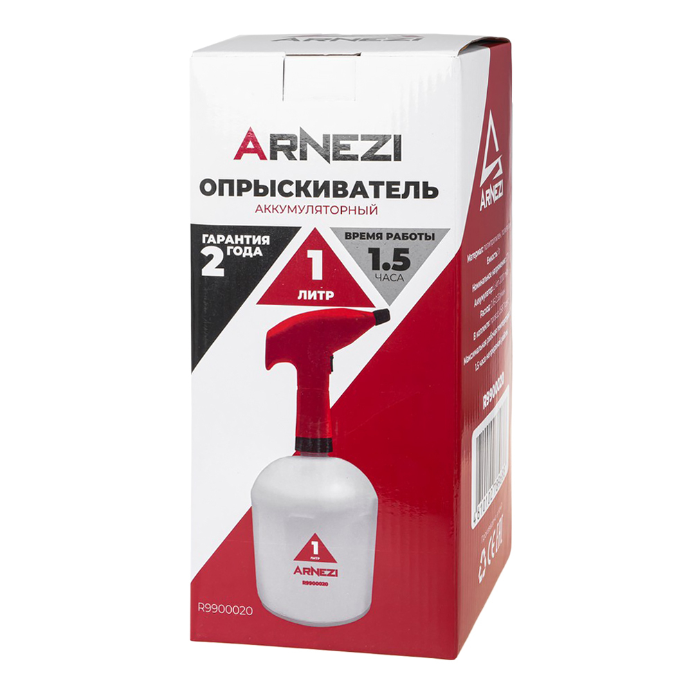 Распылитель (опрыскиватель) электрический 1л аккумуляторный Li-ion 2000 mAh ARNEZI R9900020