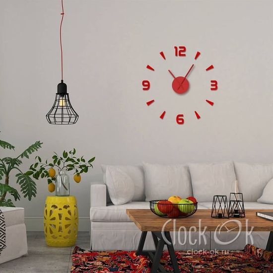 Настенные 3D часы Divide