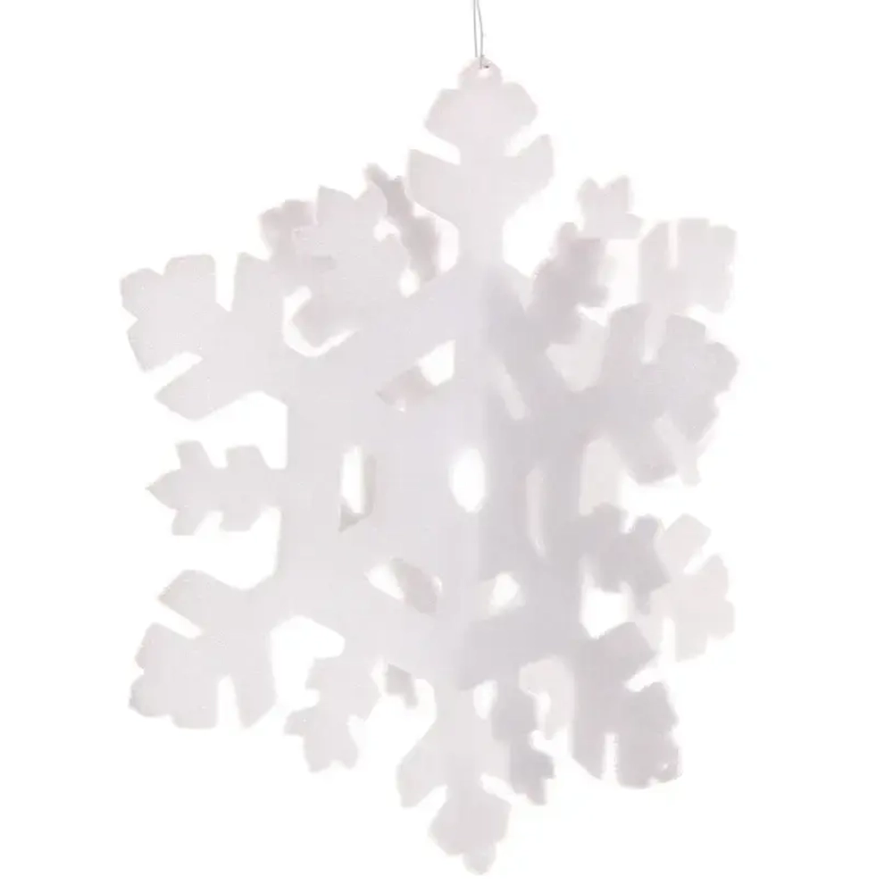 Украшение новогоднее «Снежинки белые» d20*d16*d12 см