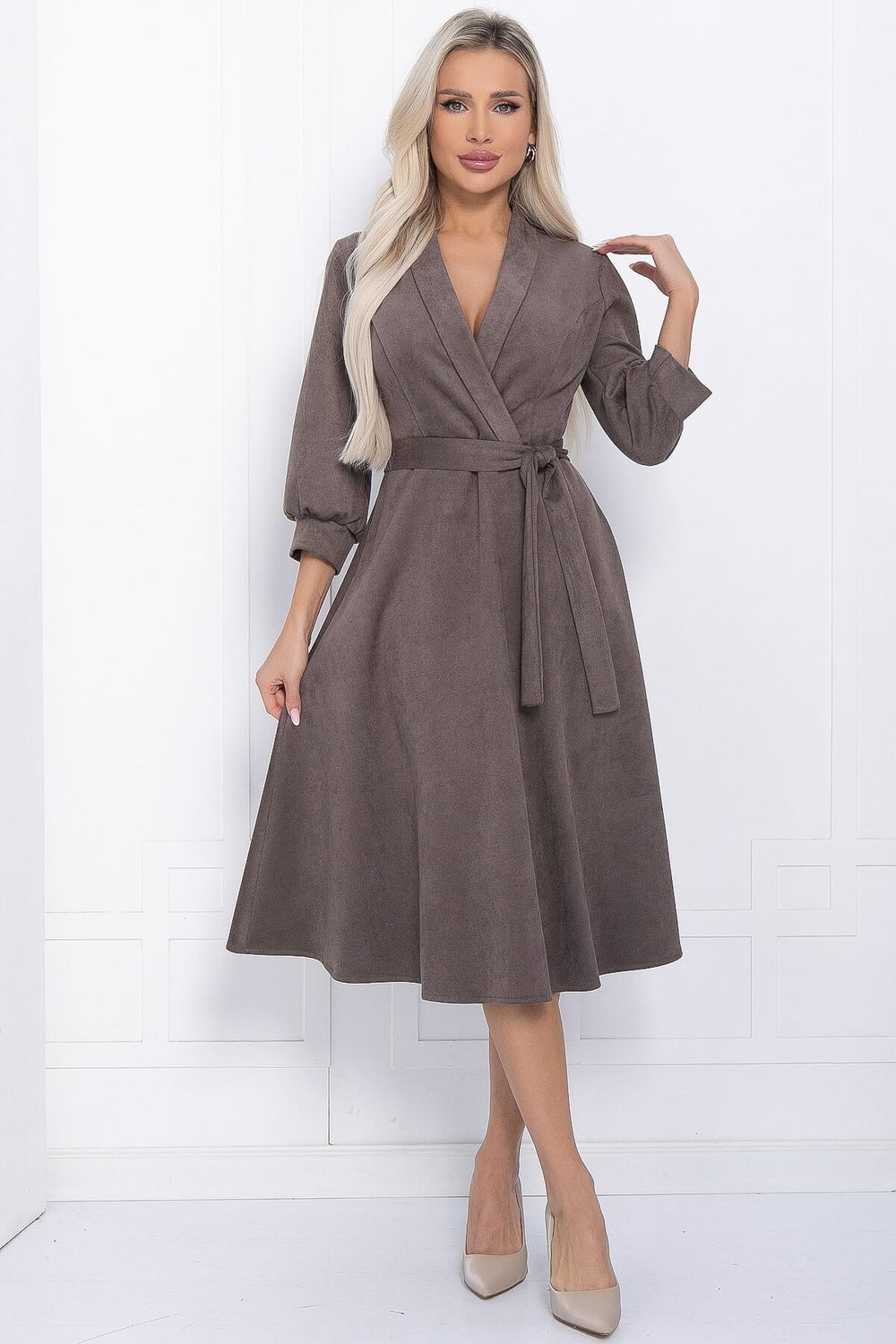 Платье Калимба (коричневое) П12284-12 LT Collection