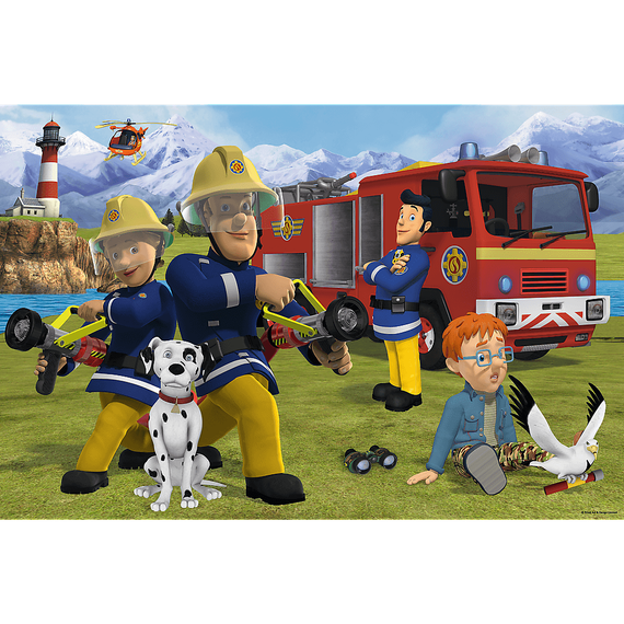 Puzzle &quot;15 Maxi&quot; - The team in action / Prism A&amp;D Fireman Sam