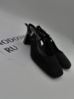 Туфли женские экокожа арт. 331-7 цвет "чёрный"