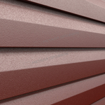 Сайдинг металлический Корабельная доска VIKING MP E-20 0,5мм RALL 3005-Красное вино