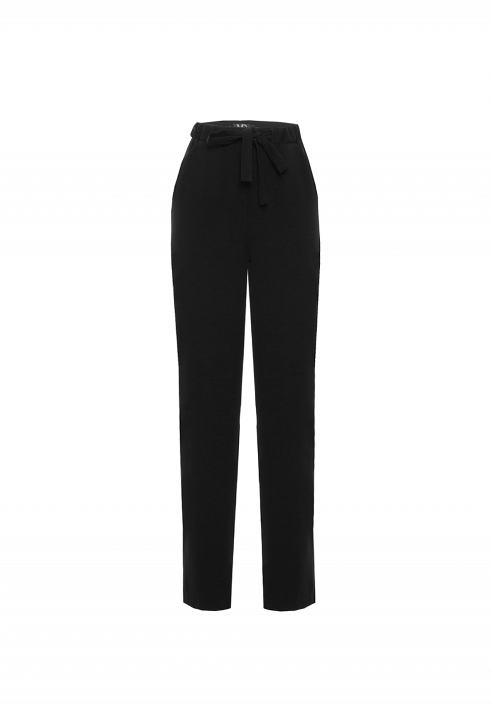 Брюки из крепа черные 18-18SS