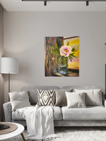 Картина «Лето на подоконнике» | Холст, масло 60х80 см | Художница Ефимова Ольга