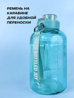 Бутылка для воды Bottled Joy, тритан, 1500 мл, голубой