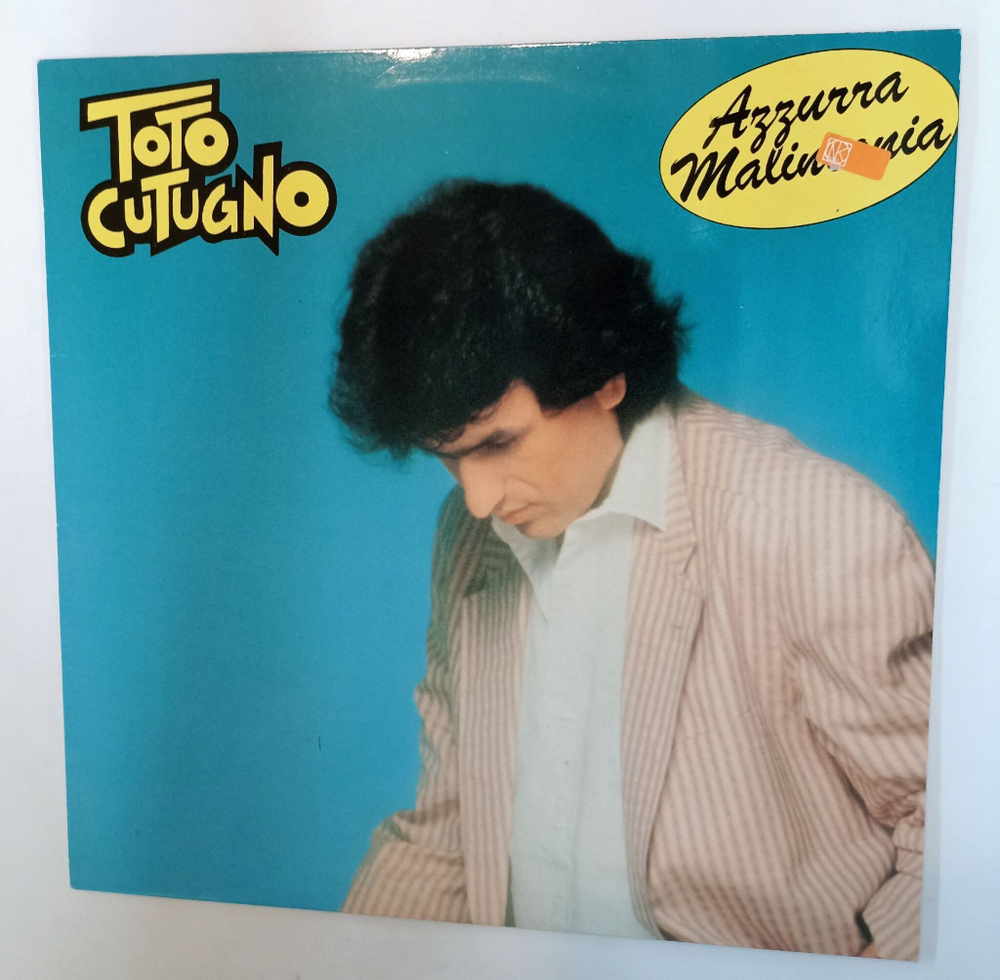 Винтажная виниловая пластинка LP Toto Cutugno Azzurra Malinconia (Italy 1986)