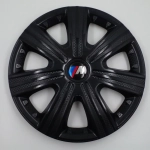 Колпаки на колеса R15 черные 4 шт