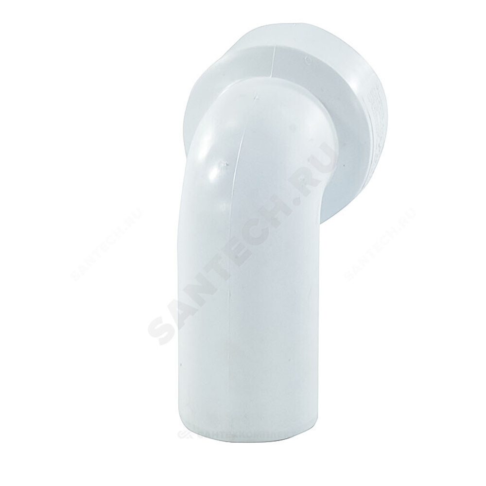Отвод PP-H сифонный бесшумный белый RAUPIANO PLUS Дн 50х50х90гр б/нап Rehau 11214441001