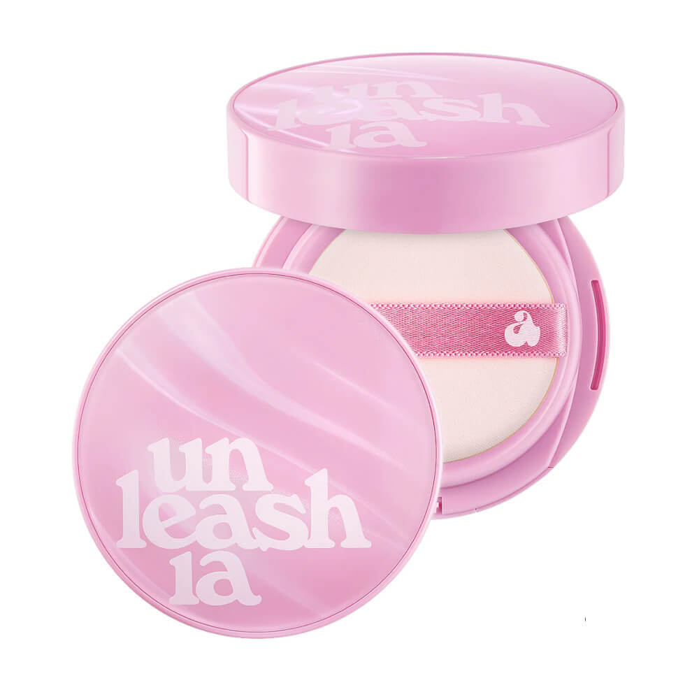 Unleashia Don't Touch Glass Pink Cushion SPF50+ PA++++ увлажняющий кушон с сияющим финишем