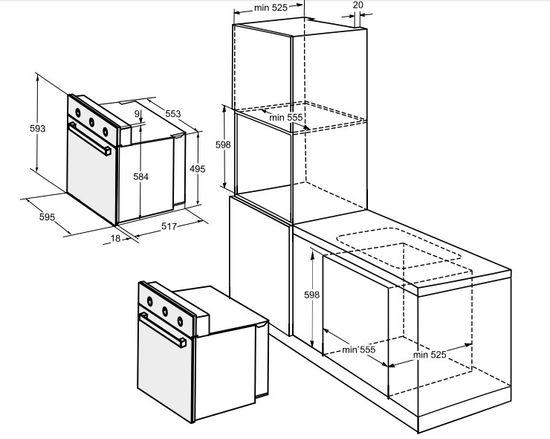 Электрический духовой шкаф Weissgauff EOV 19 MX